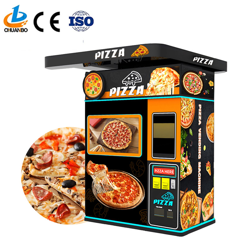 32 inch touch screen pizza vending machine