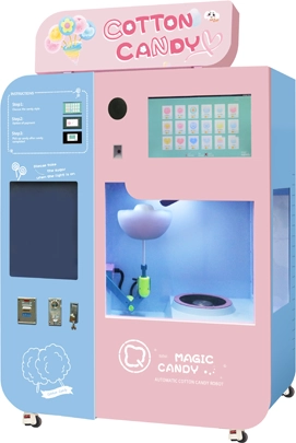 automatic cotton candy vending machine