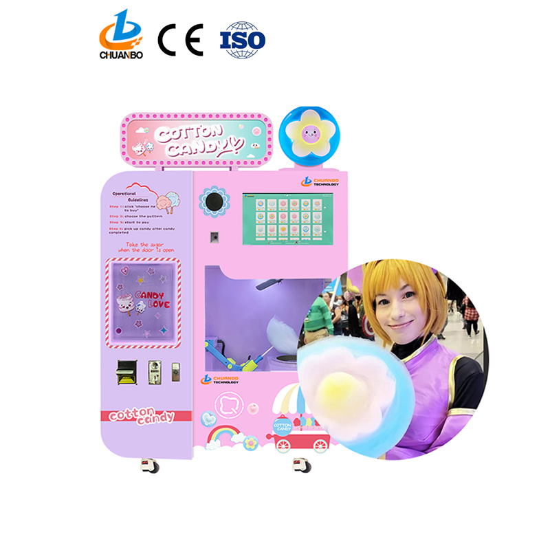 automatic cotton candy vending machine for sale