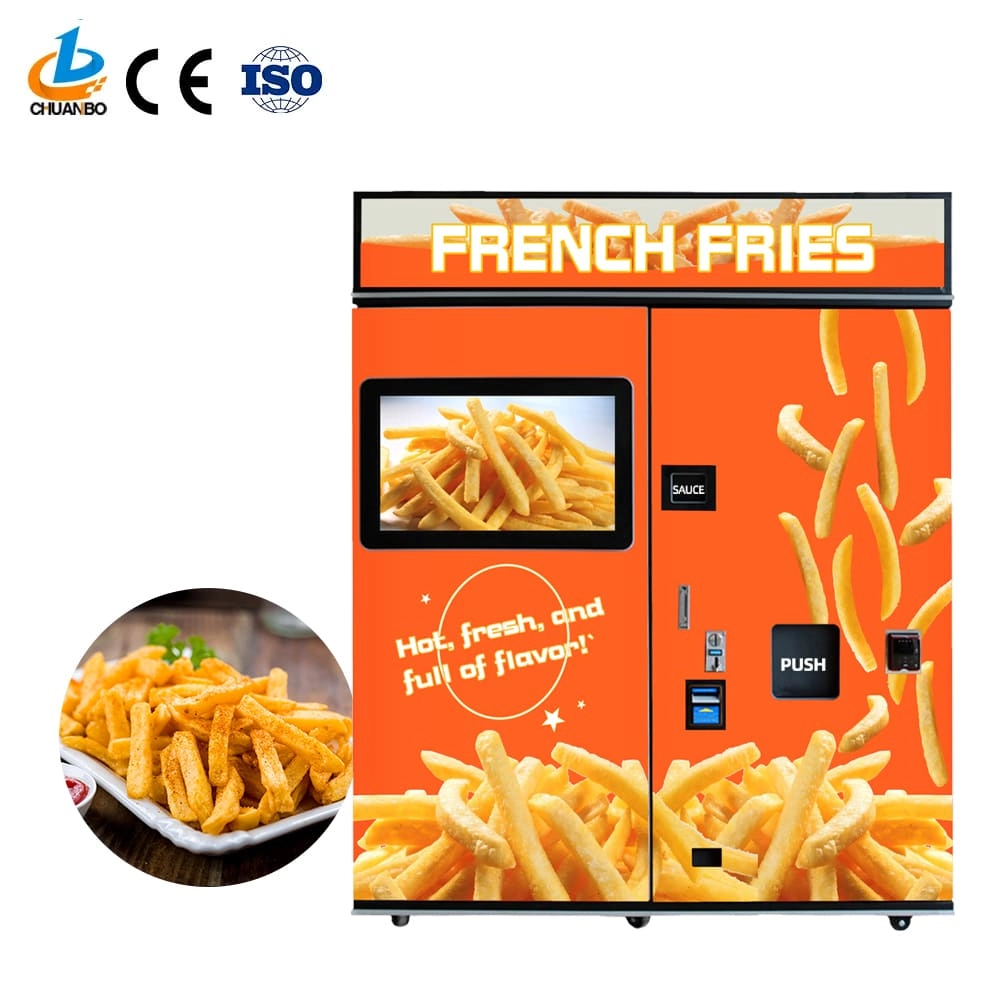 automatic french fries vending machine