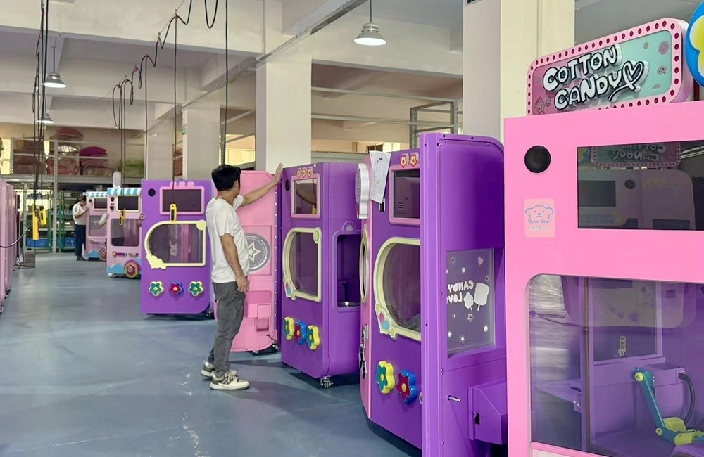 china cotton candy vending machine manufacture