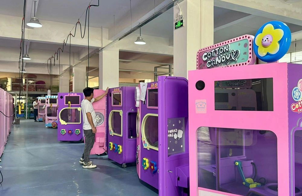 china cotton candy vending machine manufacture