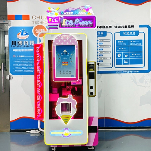 china outdoor ice cream vending machine