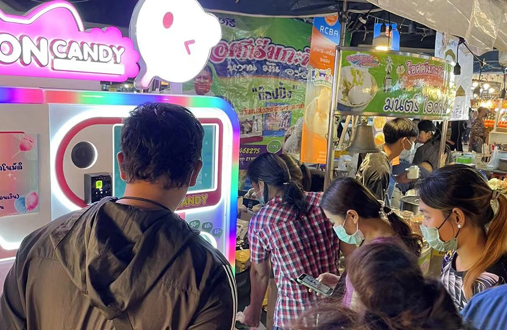 china outdoor ice cream vending machine