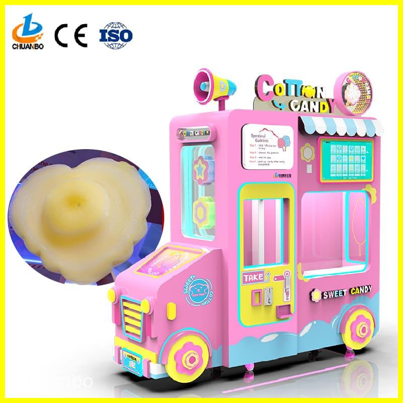 coin operated cotton candy vending machine