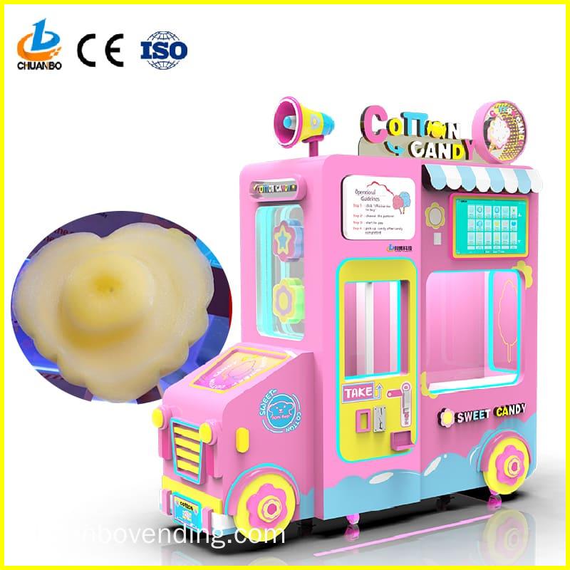 coin operated cotton candy vending machine