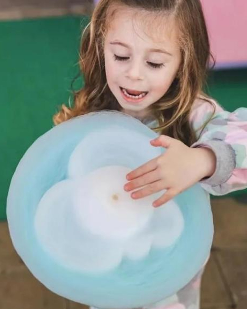 coin operated cotton candy vending machine