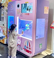 coin operated cotton candy vending machine