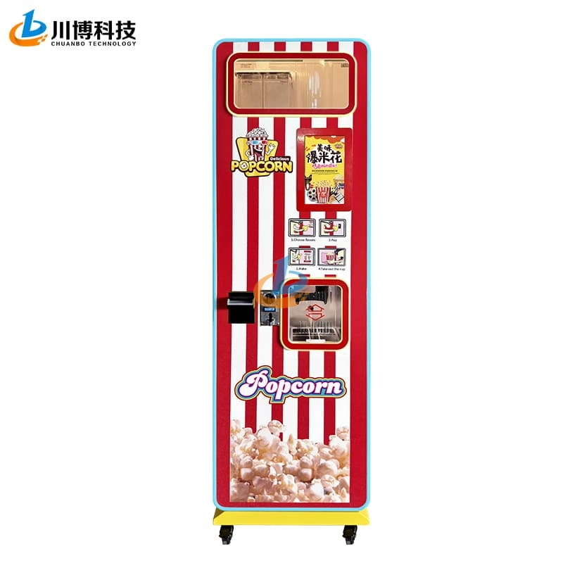 coin-operated-popcorn-vending-machine - Chuanbo coin operated popcorn vending machine - Chuanbo