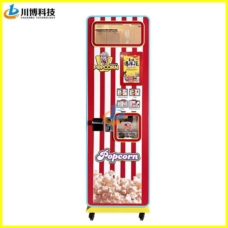 coin-operated-popcorn-vending-machine - Chuanbo coin operated popcorn vending machine - Chuanbo