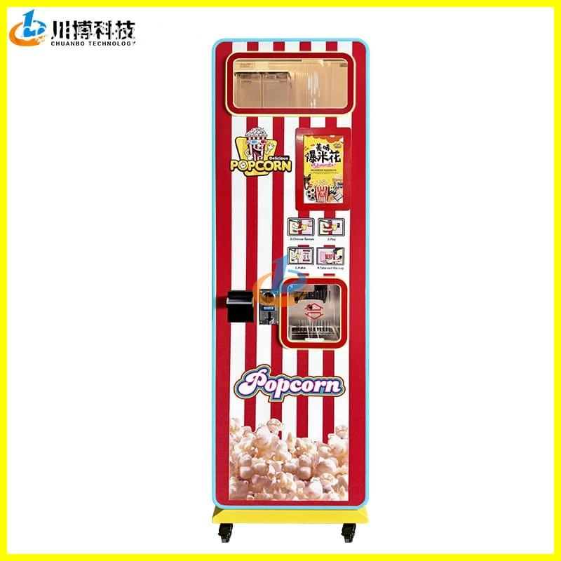 coin-operated-popcorn-vending-machine - Chuanbo coin operated popcorn vending machine - Chuanbo