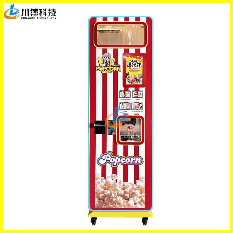 coin-operated-popcorn-vending-machine - Chuanbo coin operated popcorn vending machine - Chuanbo
