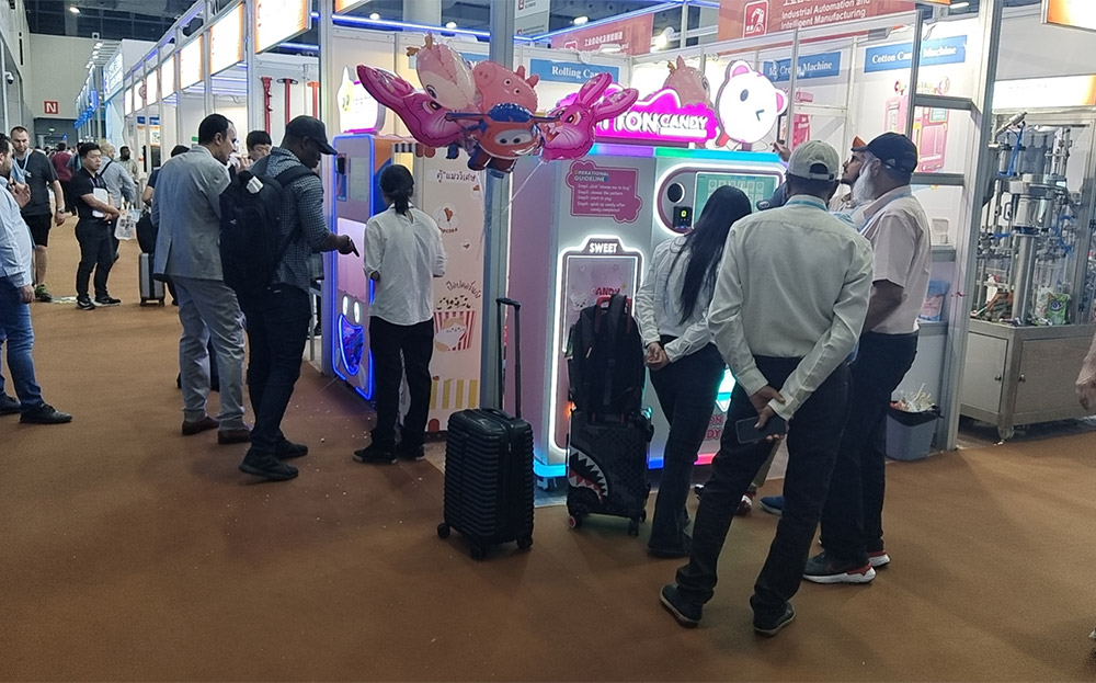 coin operated popcorn vending machine