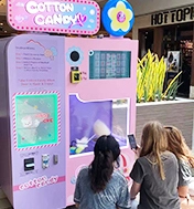 cotton candy floss vending machine