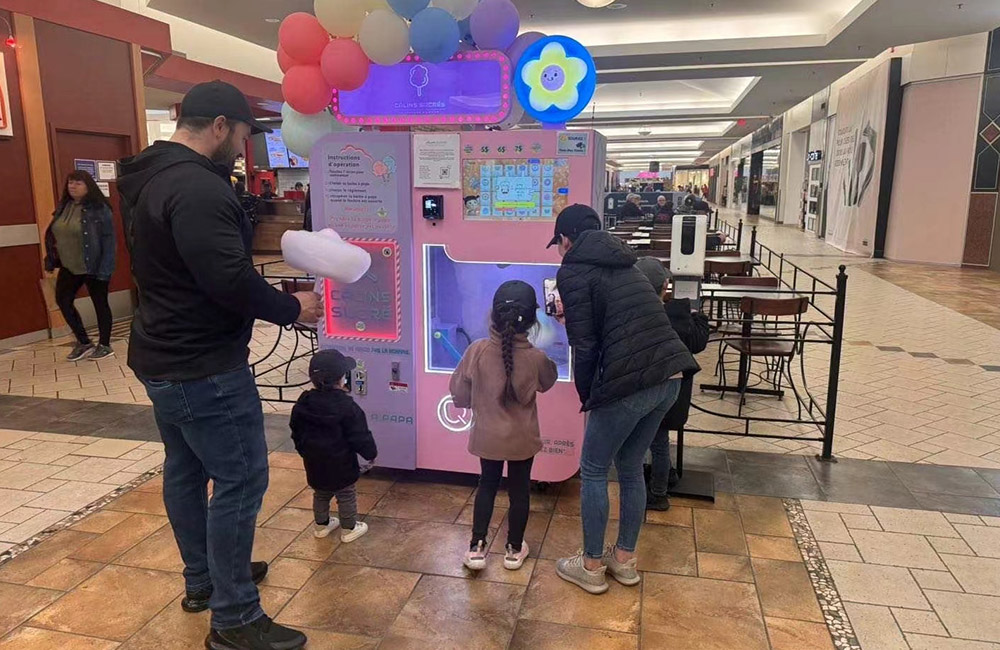 cotton candy vending machine