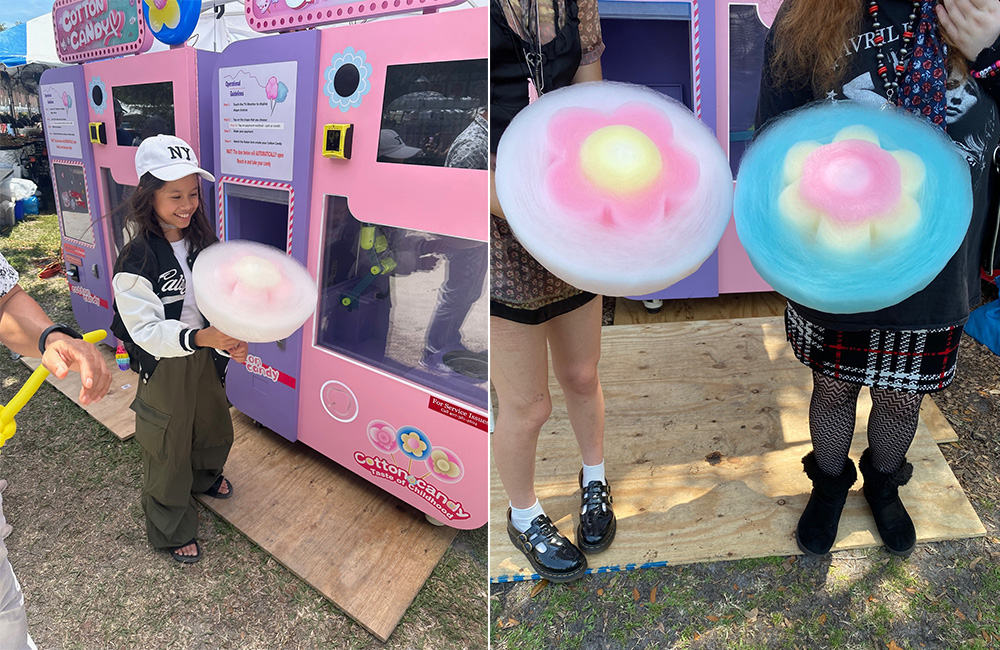 Cotton Candy Vending Machine