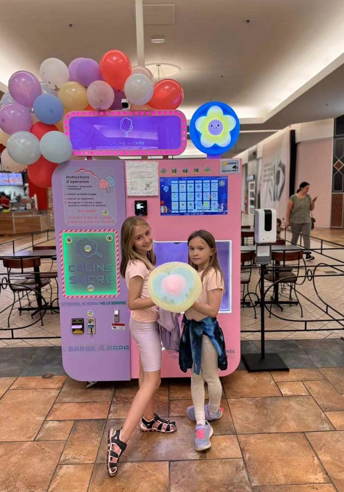 cotton candy vending machine business