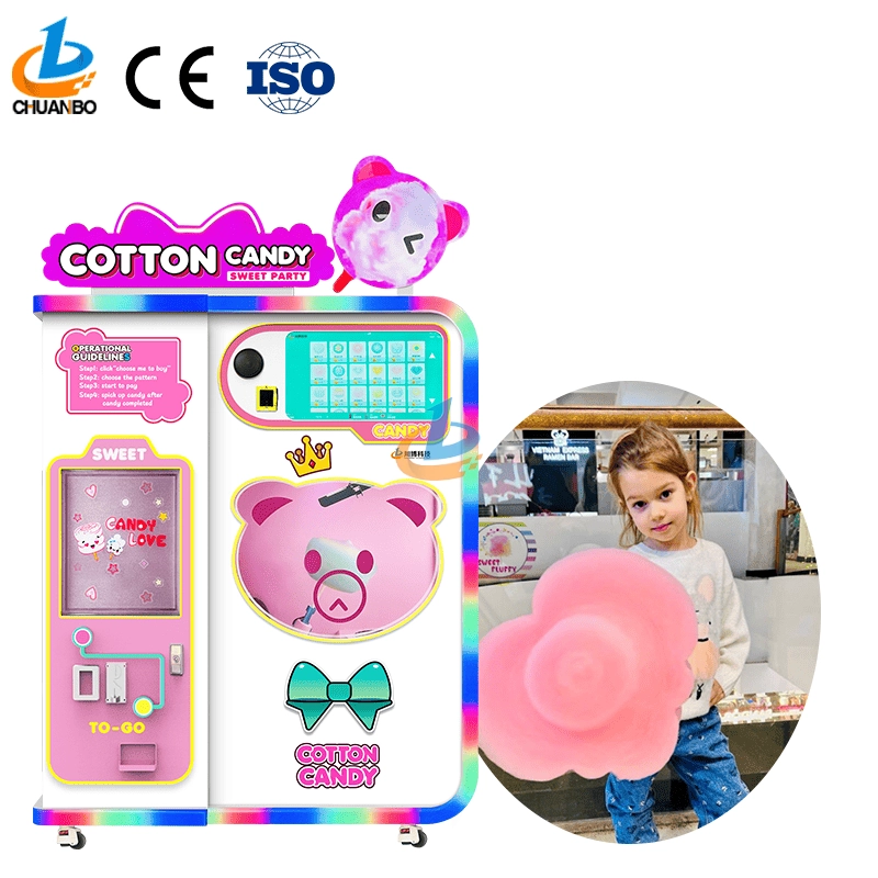 cotton-candy-vending-machine-for-sale - Chuanbo cotton candy vending machine for sale - Chuanbo