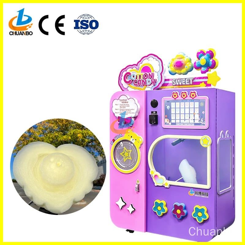 cotton-candy-vending-machine-usa - Chuanbo cotton candy vending machine usa - Chuanbo