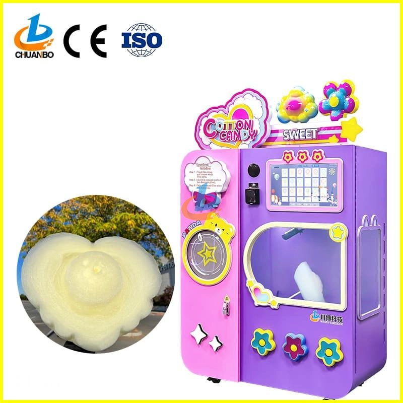 cotton-candy-vending-machine-usa - Chuanbo cotton candy vending machine usa - Chuanbo