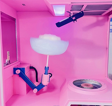 cotton candy vending machine usa