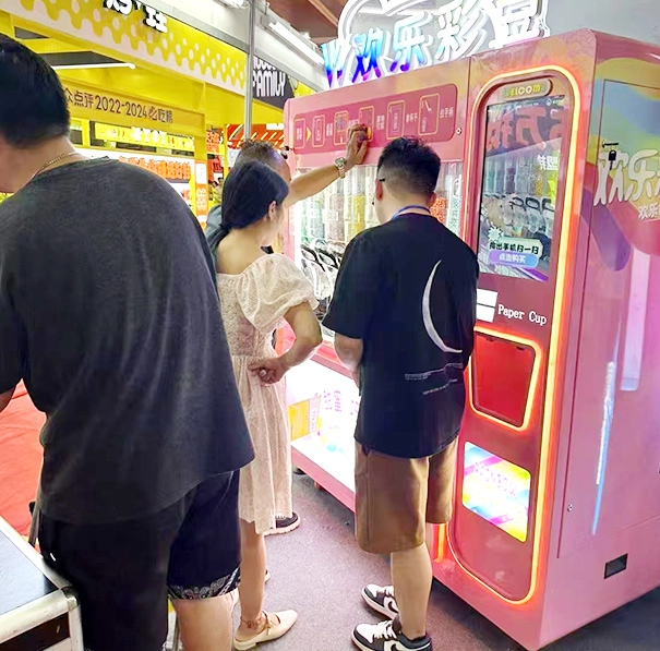 self service ice cream vending machine