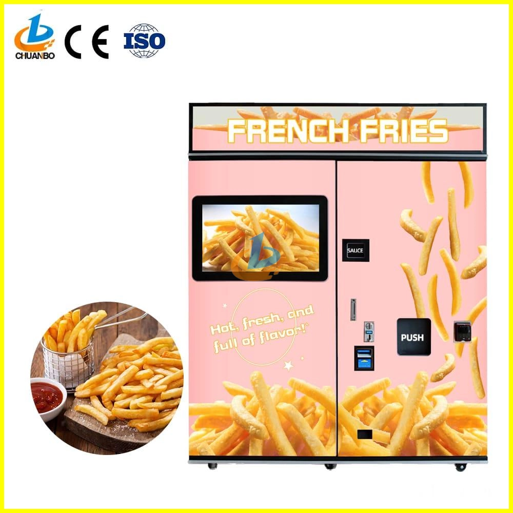 french-fries-vending-machine-manufactured - Chuanbo french fries vending machine manufactured - Chuanbo