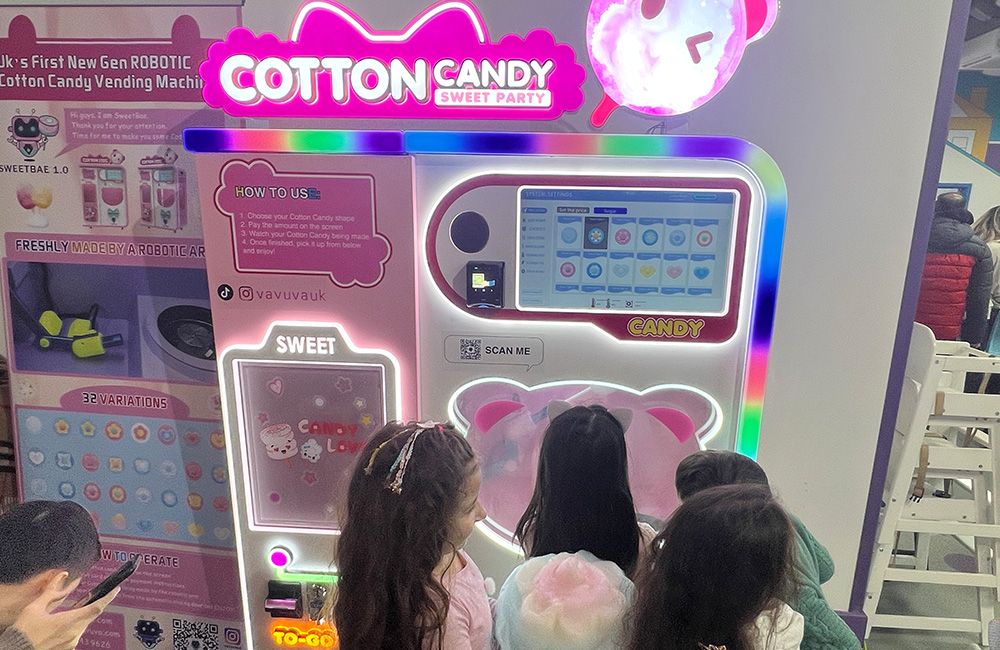 fully automatic cotton candy machine