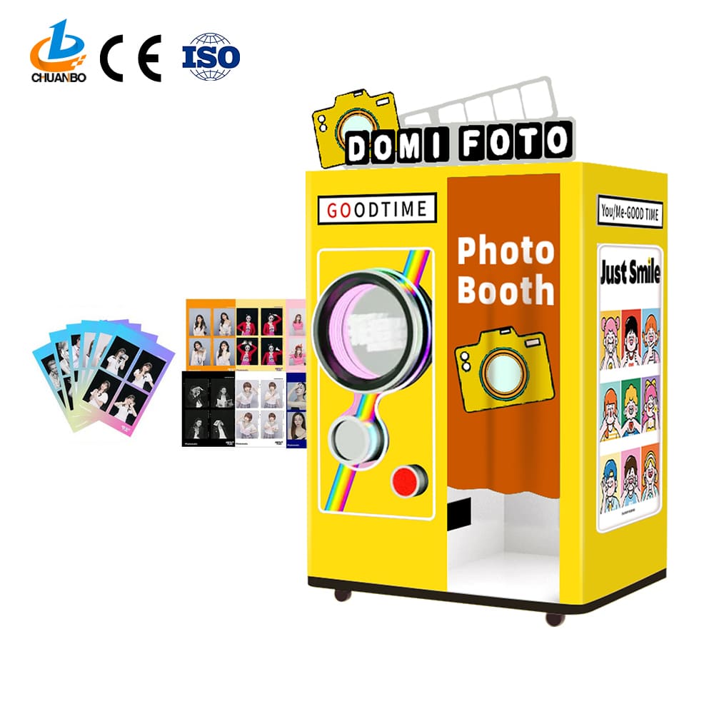 photo booth machine with printer