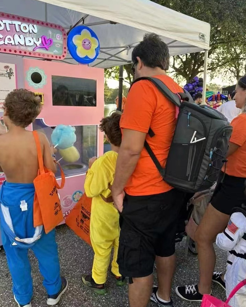 vending cotton candy machine-2