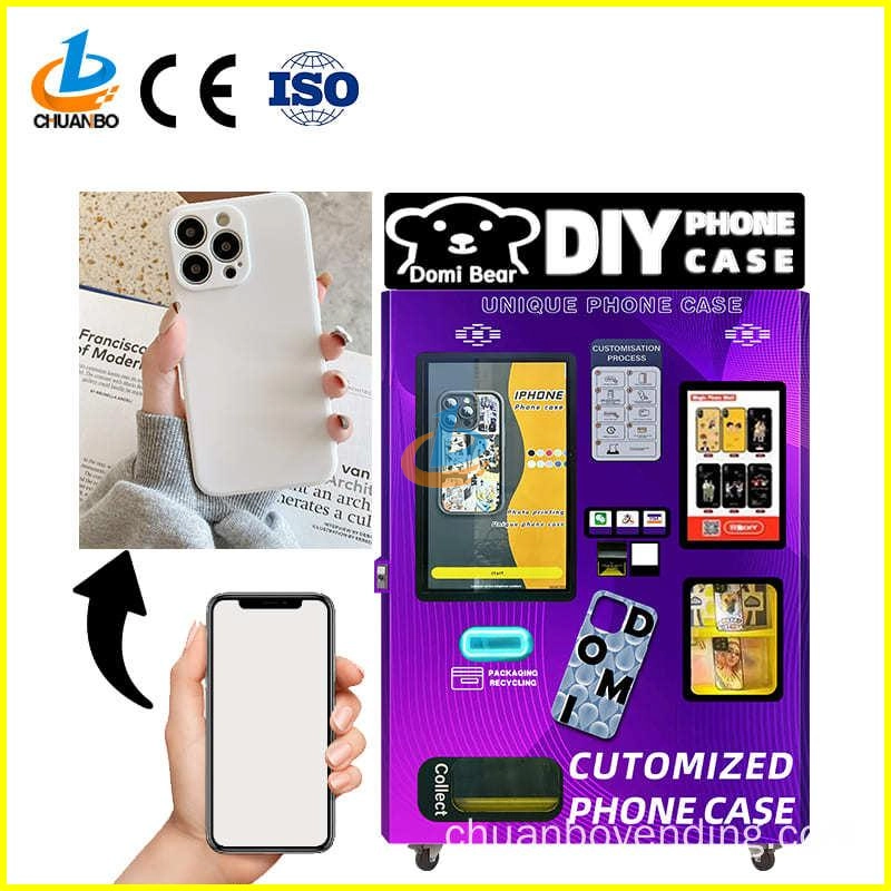 vending machine for printing of phone cases