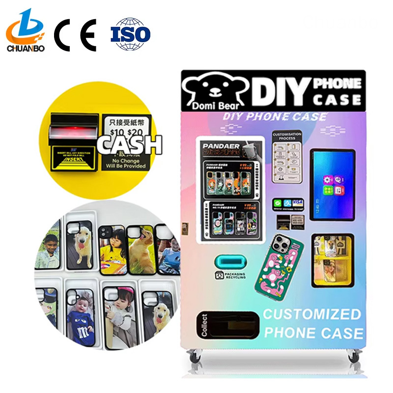 vending machine for printing on phone cases