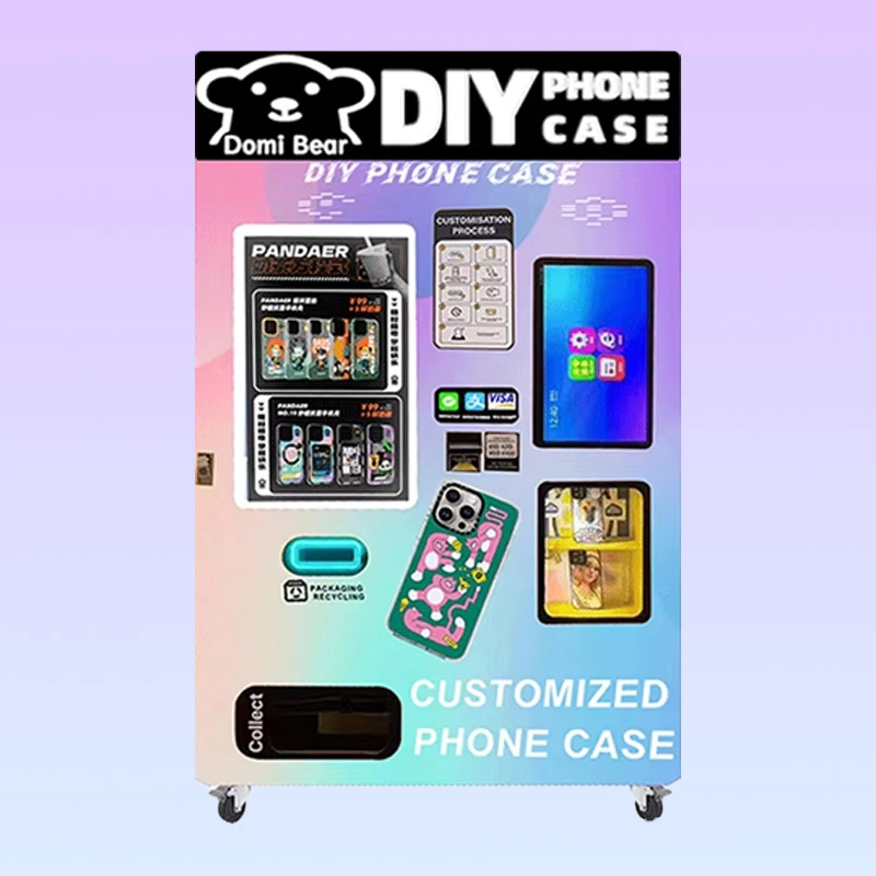 vending machine for printing on phone cases