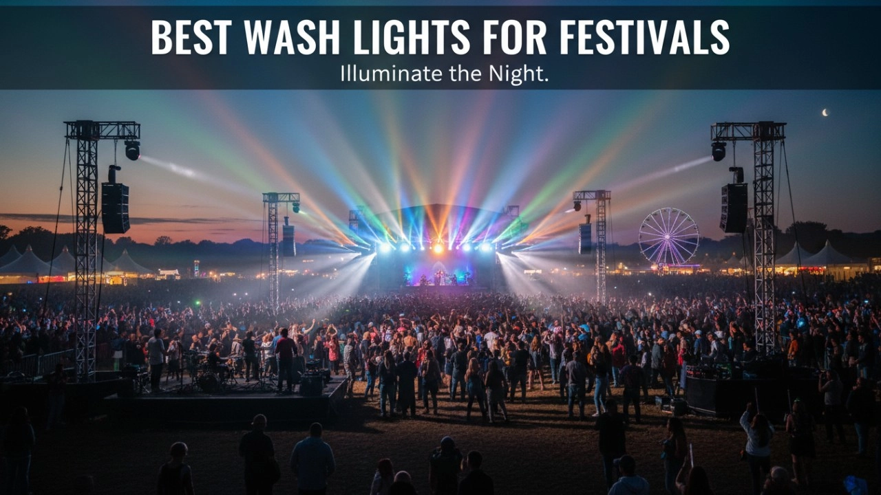 Best Wash Lights for Festivals: High-End Pro Fixtures vs. Budget-Friendly Alternatives (2026 Guide) - Vanray