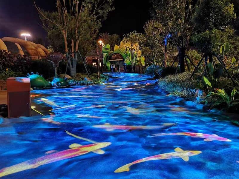 Proyector de gobos impermeable para parques paisajísticos - Vanray