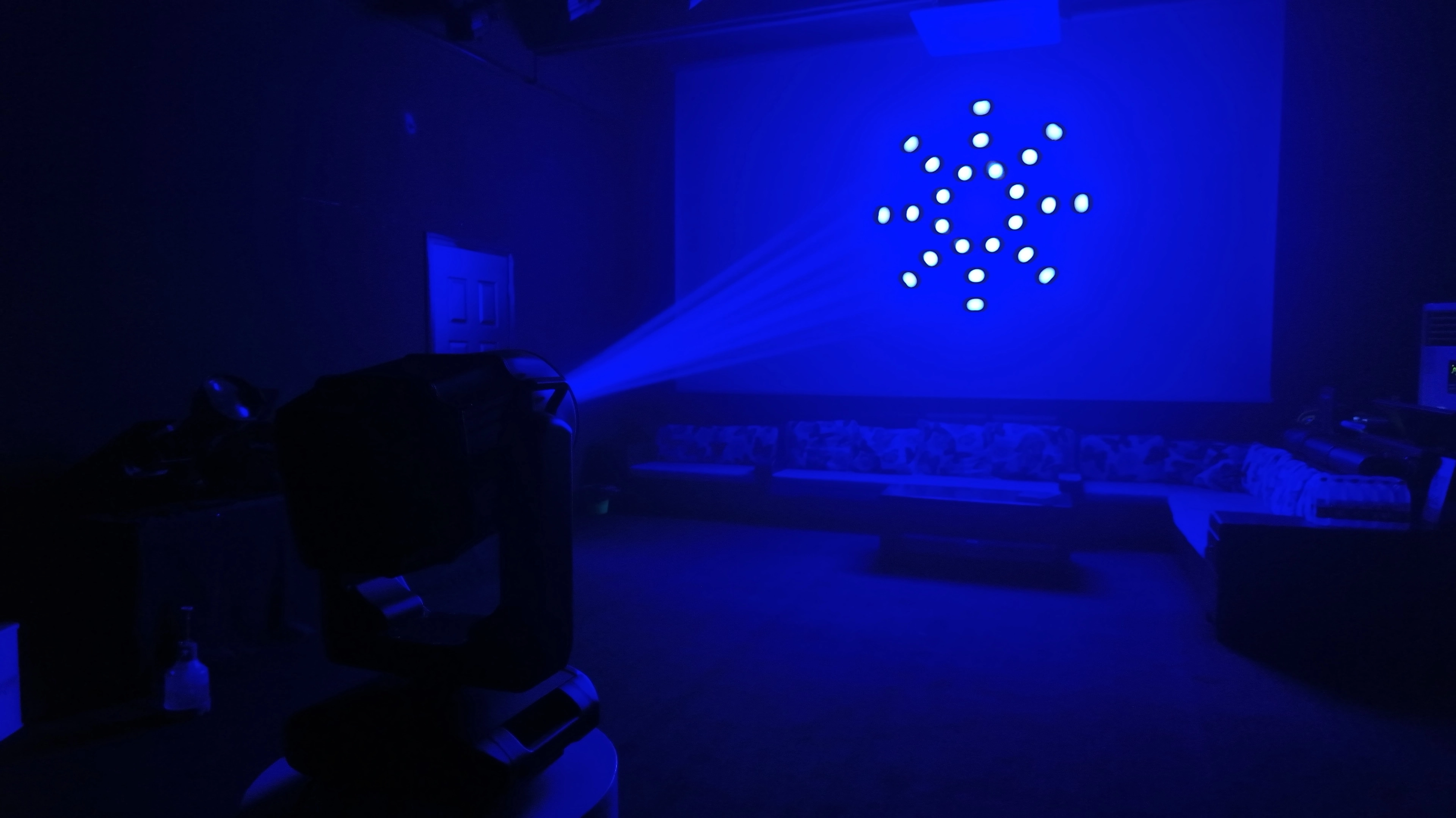 laser beam moving head DMX512 - Vanray