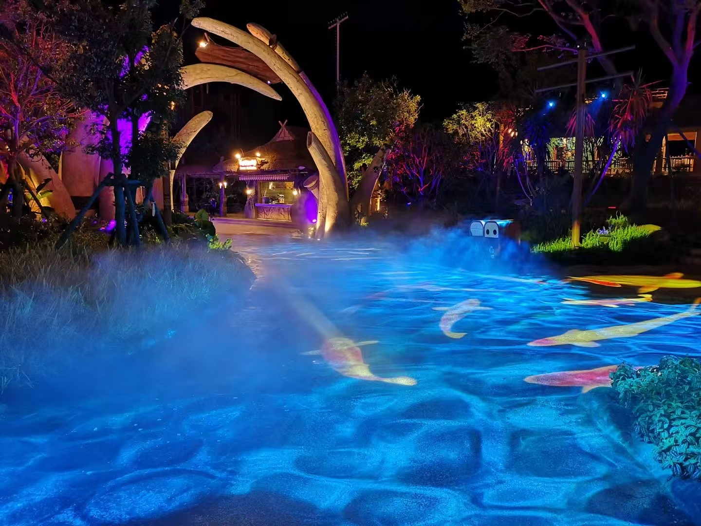 geeignet für Outdoor-Projekte wasserdichter rotierender Gobo-Projektor