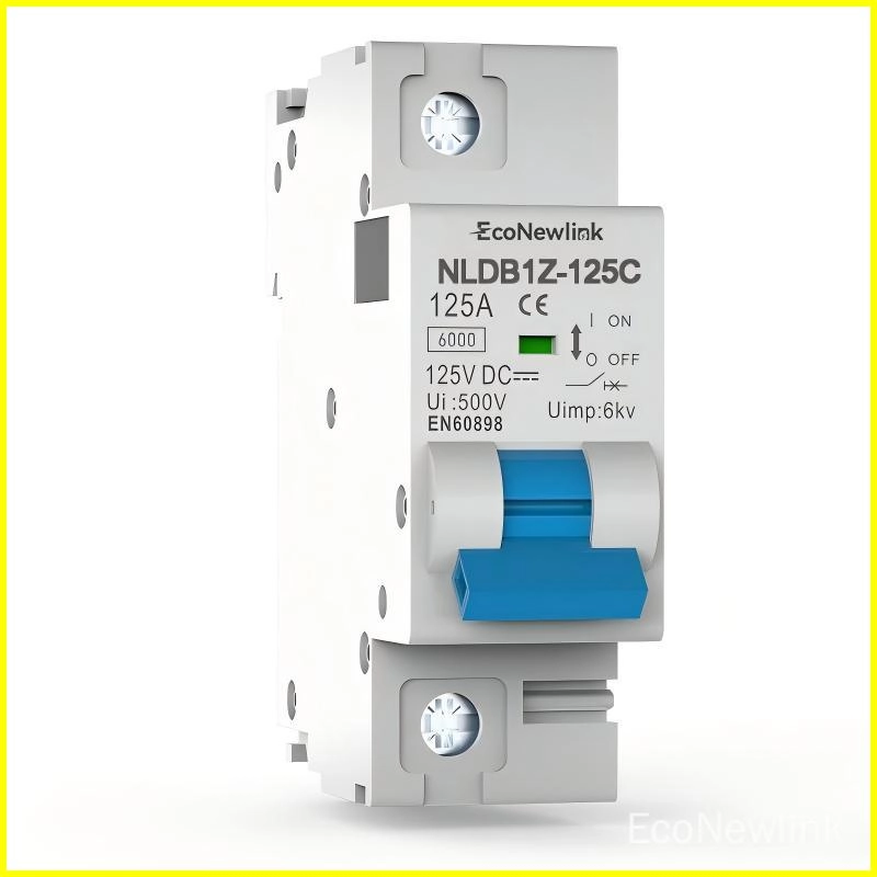 125A 125VDC RELIABLE SOLAR PV PROTECTION 1P DC MCB - EcoNewlink
