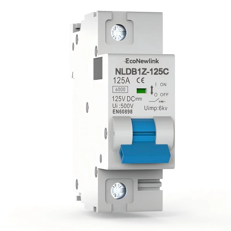 125A 125VDC RELIABLE SOLAR PV PROTECTION 1P DC MCB - EcoNewlink