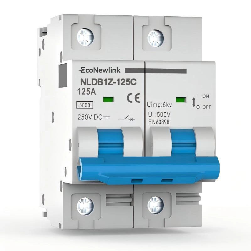125A 250VDC RELIABLE SOLAR PV PROTECTION 2P DC MCB.jpg - EcoNewlink