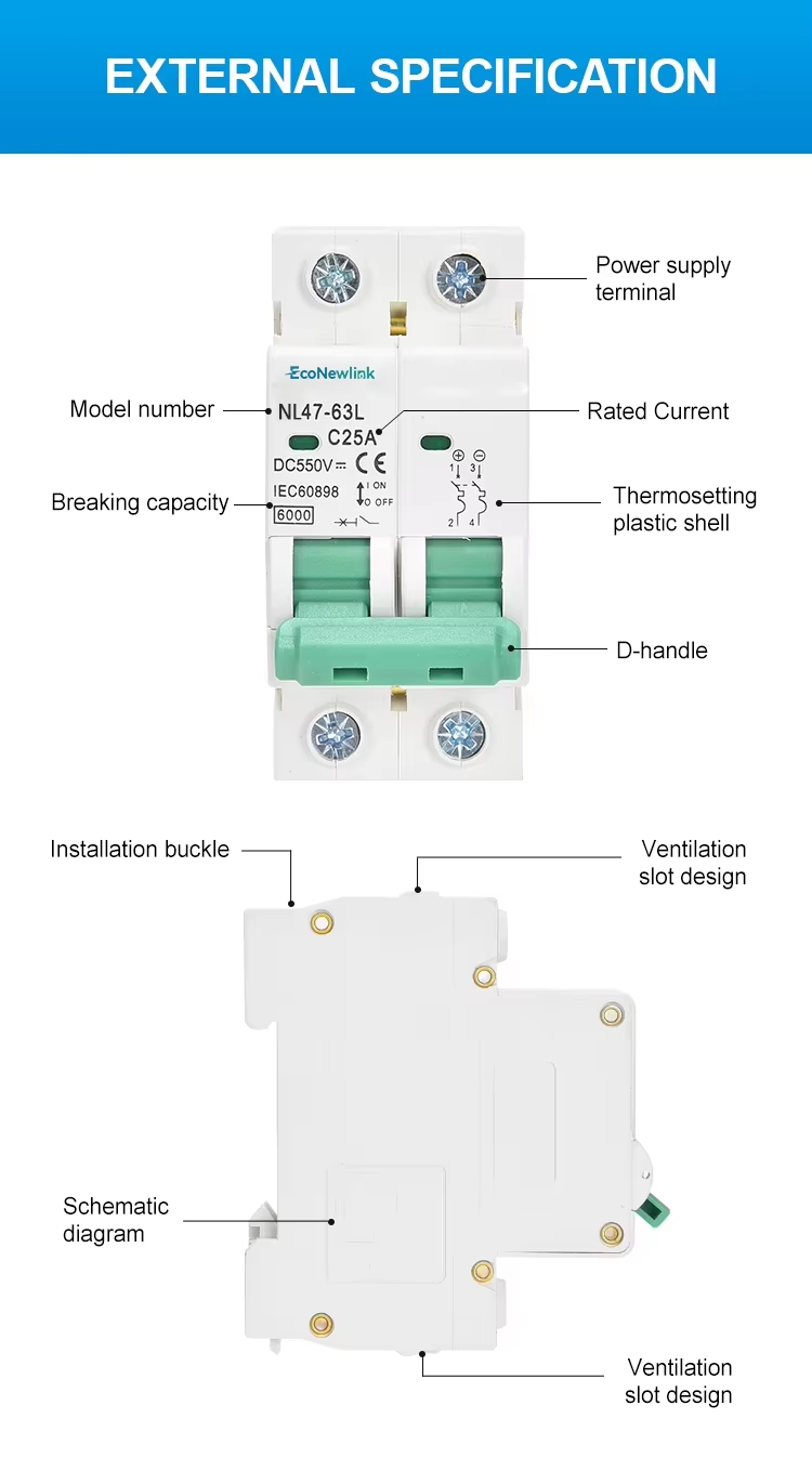 Tabla de tamaños de disyuntores miniatura (MCB) Tabla de tamaños de disyuntores miniatura (MCB)