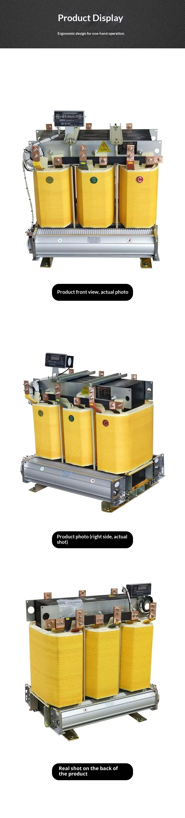 Three-phase dry-type isolation transformer 480v