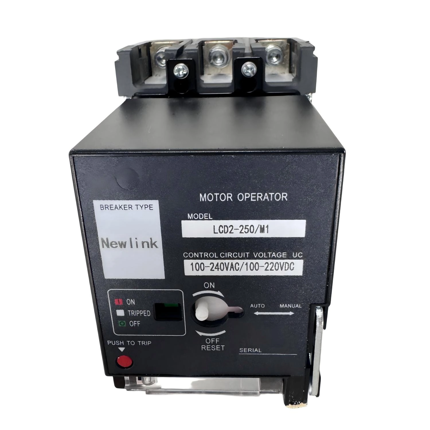 3P motorized MCCB ideal for industrial panels, ATS systems(1) - EcoNewlink