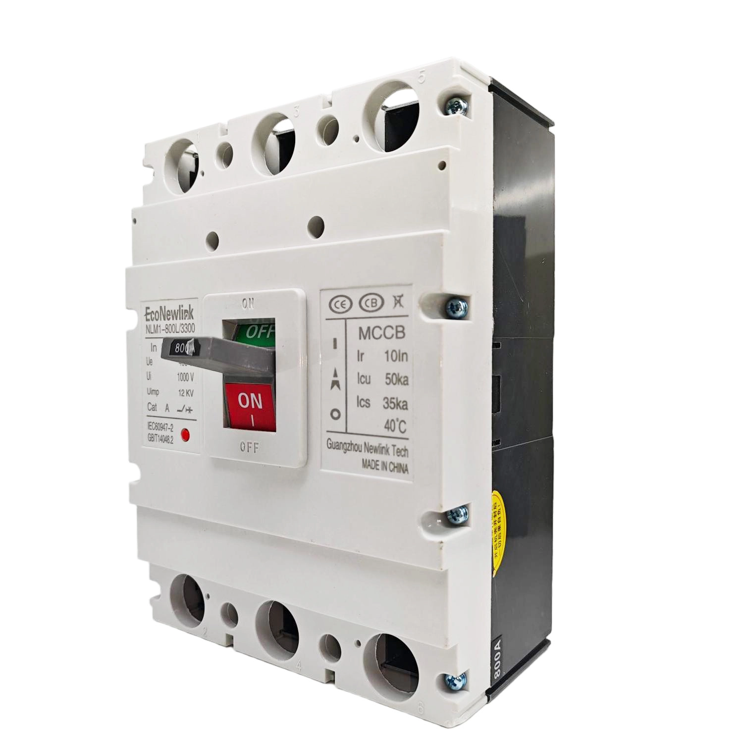 Cost-Effective 800A MCCB Manufacturer  Industrial Molded Case Breaker - EcoNewlink