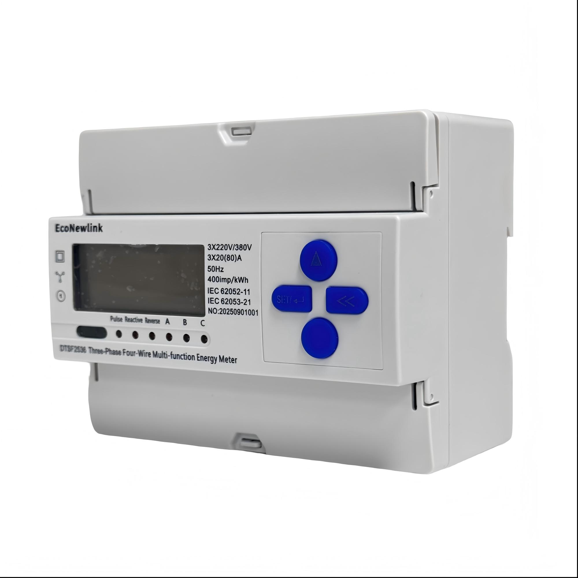 Digital Three-Phase Four-Wire Multifunction Energy Meter Manufacturer with RS485 Communication