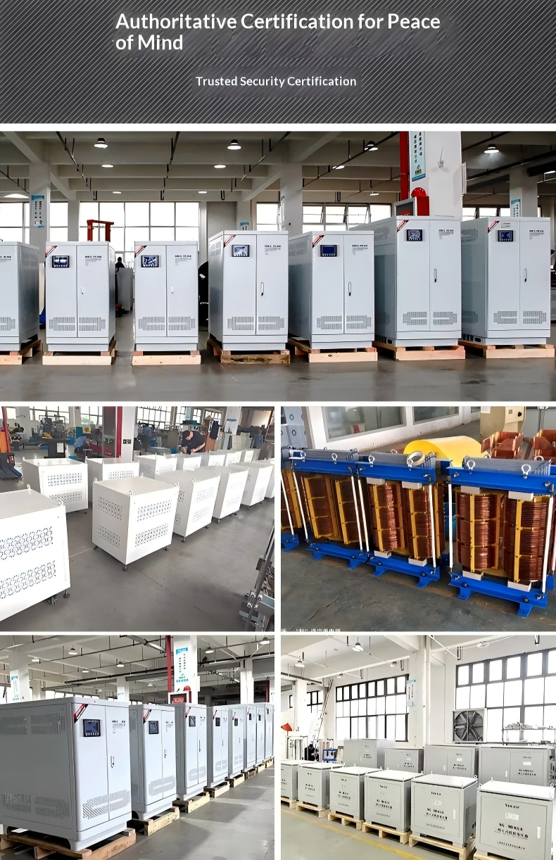Three-phase dry-type isolation transformer factory