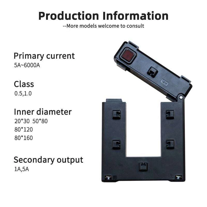 Primary current5A 6000A
Class0.5,1.0
Inner diameter
Secondary output1A,5A - EcoNewlink Primary current5A 6000A
Class0.5,1.0
Inner diameter
Secondary output1A,5A Opening Current Transformer - EcoNewlink