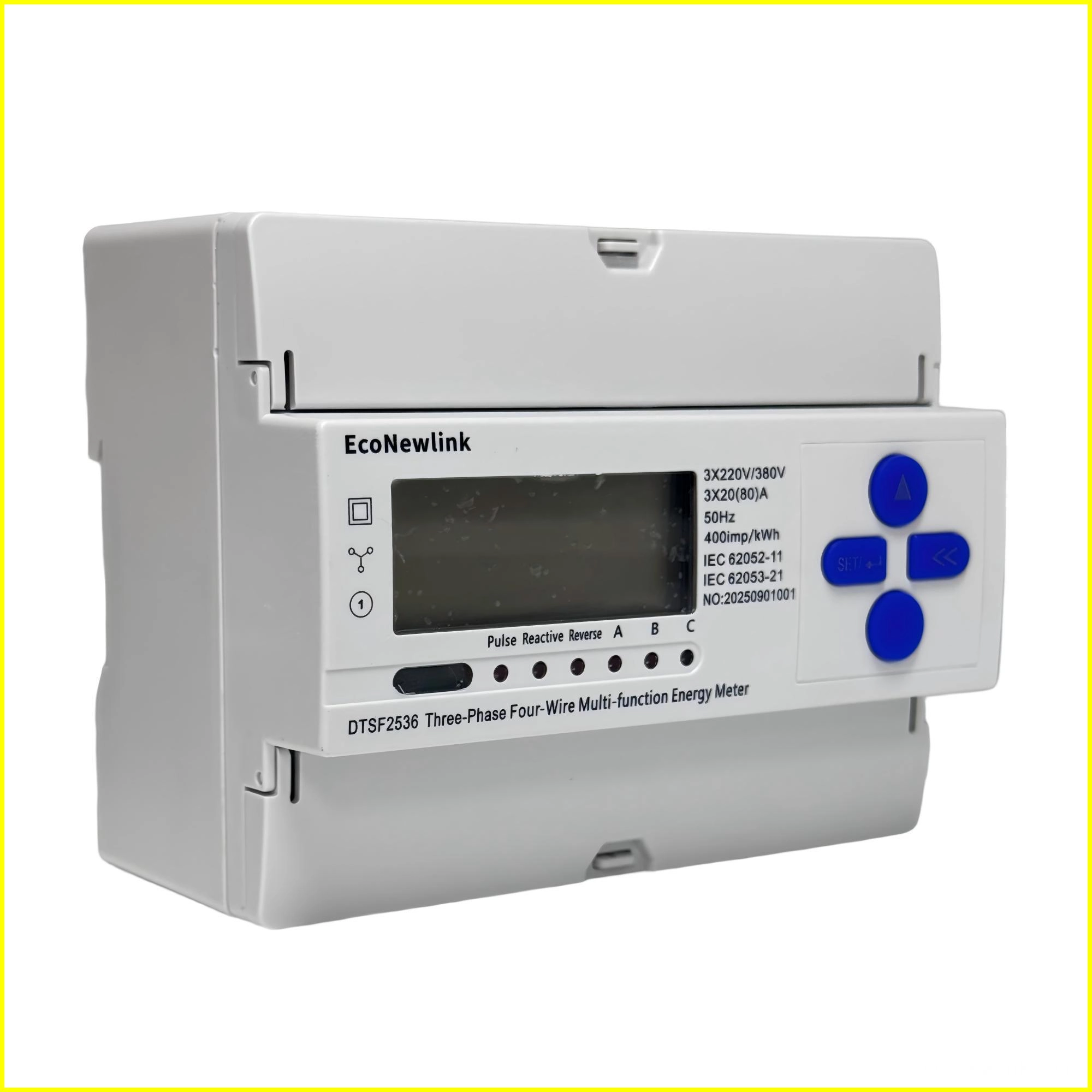 High Accuracy Three-Phase Four-Wire Multifunction Energy Meter OEM Manufacturer - EcoNewlink