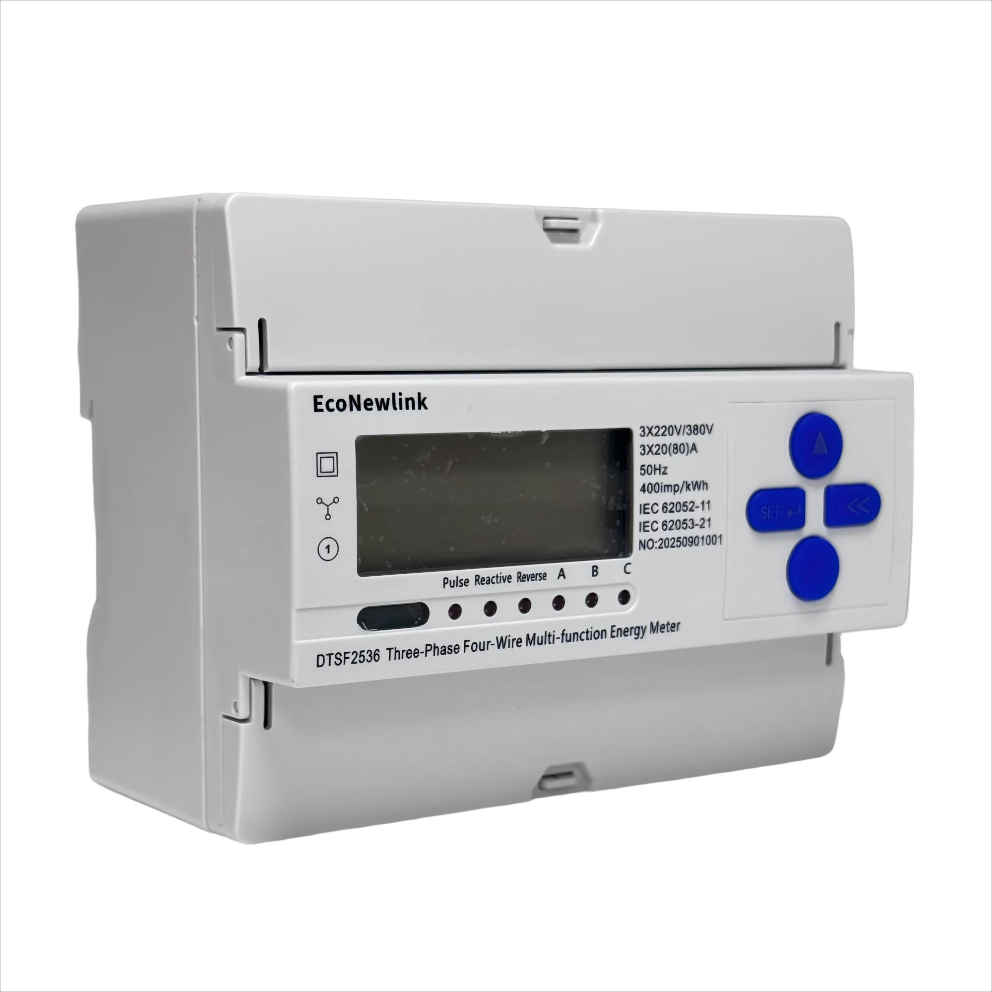 High Accuracy Three-Phase Four-Wire Multifunction Energy Meter OEM Manufacturer - EcoNewlink High Accuracy Three-Phase Four-Wire Multifunction Energy Meter OEM Manufacturer - EcoNewlink