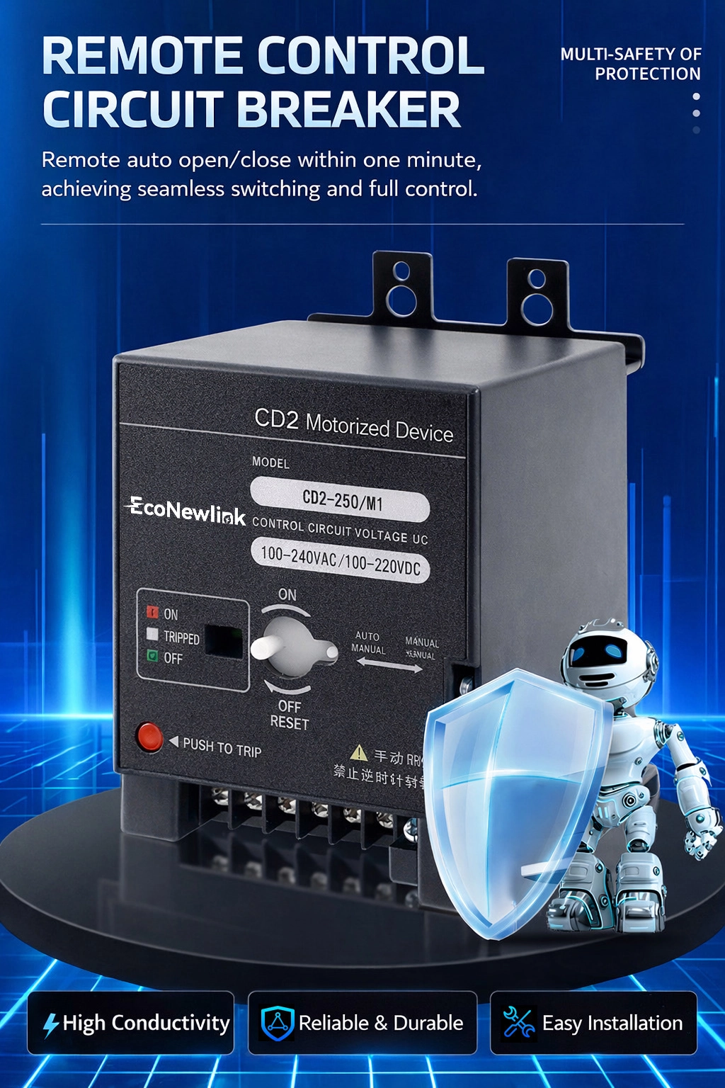 Mo B Motorize operating breaker MCCB Manufacturer (23) - EcoNewlink